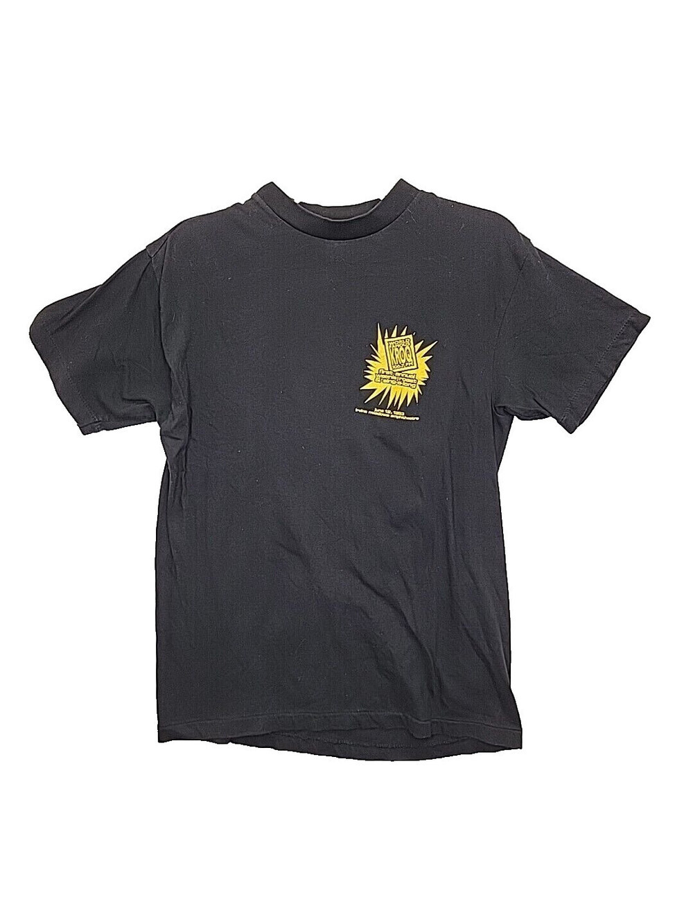 1993 KROQ 106.7 FM First Annual Weenie Roast & Sing Along Shirt SZ L